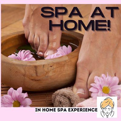 Enjoy relaxing in the comfort of home with a spa experience and spa treatments that come to you!