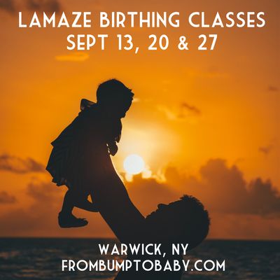 September 2022 childbirth classes in Orange County, NY coming up!