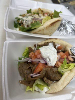 Gyro Wrap
Grilled beef and lamb, lettuce, tomato, onion, and tzatziki sauce.