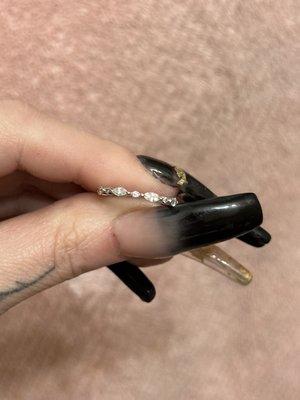 Diamond ring repair