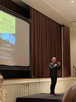 Brad Meltzer discussing his latest work