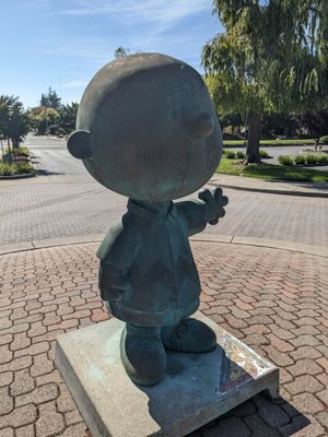 Peanuts characters at Stony Point Lake