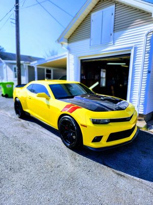 2015 Camaro SS 1LE received gloss enhancement polish and a 1 yr ceramic coating