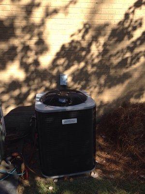 Out side heatpp replacement 14SEER