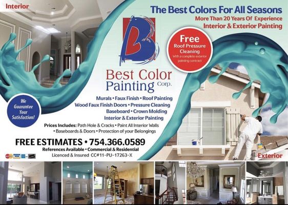 Services by best color painting