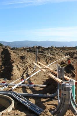 More conduit at Shoreline RV Park.