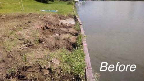 Bowing Sea Wall on the Maumee