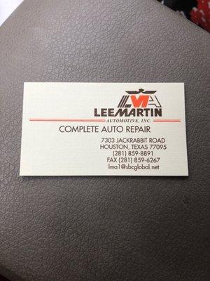 Lee Martin Automotive