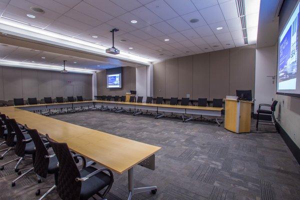 The Conference Center at Sea-Tac Airport meeting space Photo by Jack von Eberstein