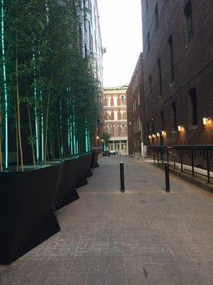 3rd Ave. alley modern planters