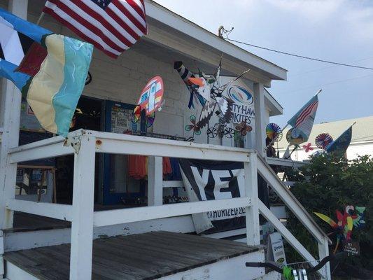 A small store in the center of downtown Ocracoke