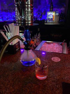 Hookah and rum punch