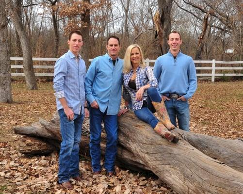 On location family portrait session. Love spending time with this family!