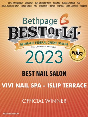 Voted & Won Best Nail Salon on Long Island 2023