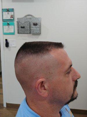 Balding flat top