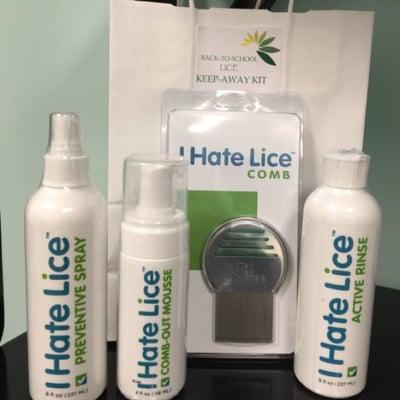 Be lice free in as little as an hour!  Call us, mention this post, and receive a FREE preventative spray with the purchase of...