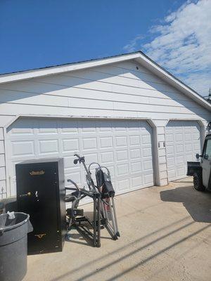 Two new doors recently installed(outside)