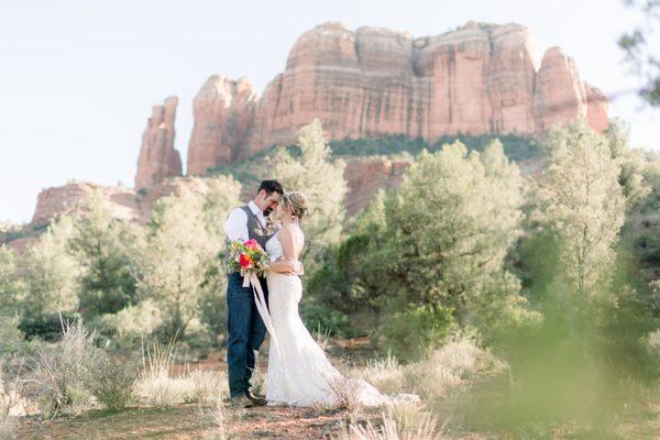 Elopement at Cathedral Rock in Sedona, Arizona