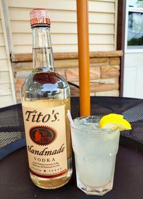 The Latham Tap
Tito's and lemonade on the patio.