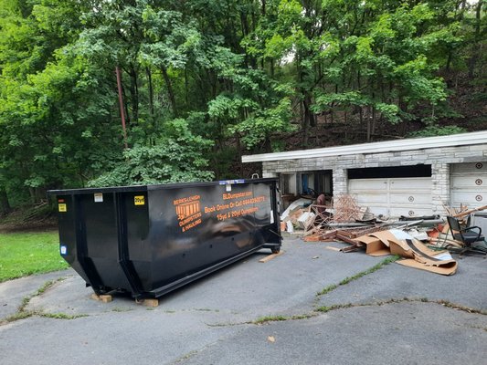 20 Yard out for garage demo in Pottstown PA