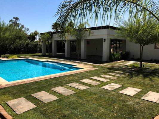 Another great update picture of our backyard remodel in Scottsdale. Contact us for residential real estate support.