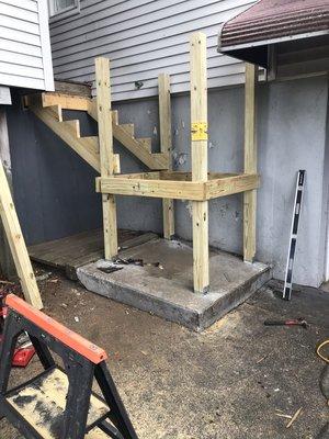 Building staircase!