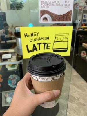 Honey cinnamon latte