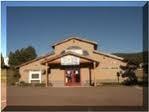 Shuter Library is located on the right as you head towards the ski mountain.