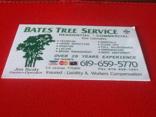 Bates Tree Service