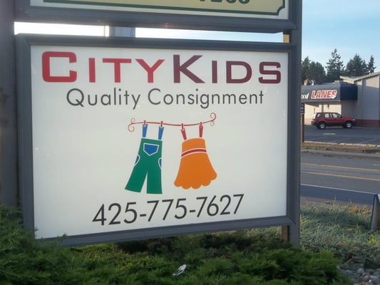 Come see us at City Kids - You can't miss our sign on Edmonds Way!