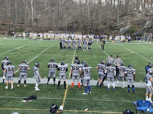 NYPD Vs Tri State Shields football game.