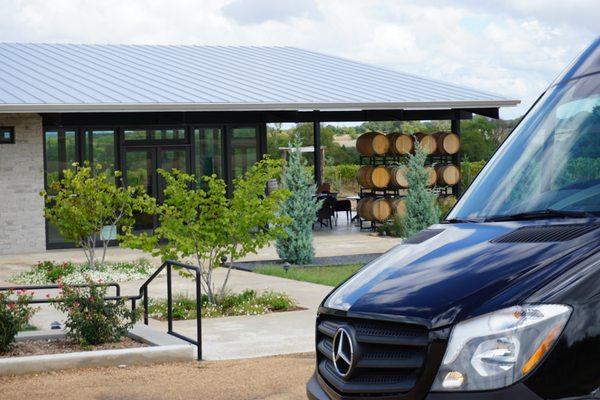 Take our Luxury Sprinter Limo on your next wine tour!