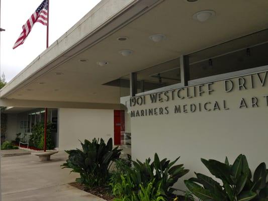 Mariners Medical Arts Building on Westcliff Drive in Newport Beach. Designed by Richard Neutra.