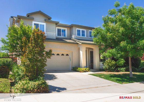 8/7/2020 - SOLD! Beautiful home in Tracy, CA. (Front)