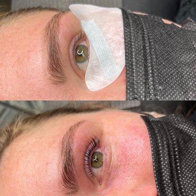 Keratin lash lift