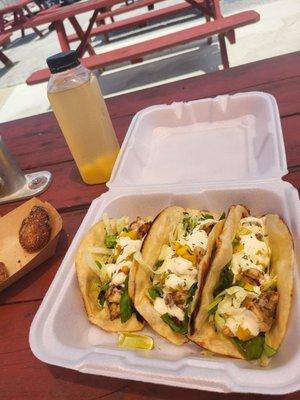 Jerk Shrimp tacos