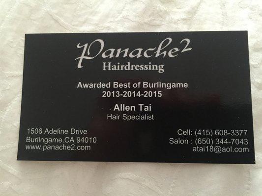 Hair stylists business information