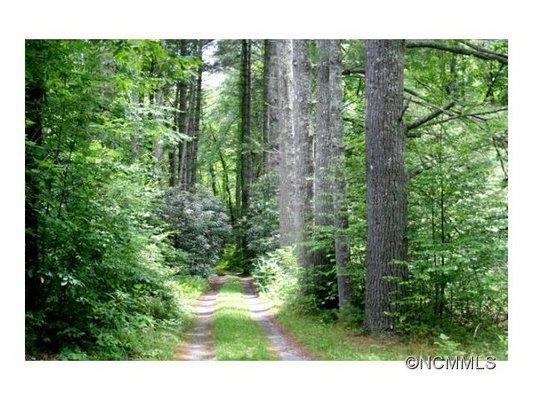 Approach to property - The Acorn cabin is "yonderways".