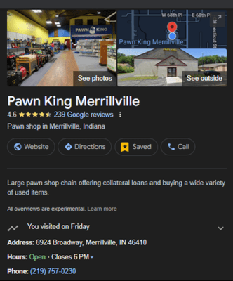 Pawn King - Merrillville