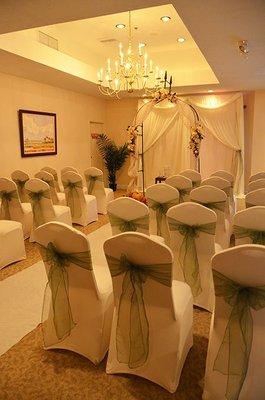 Ceremony and reception. The Milano Room.