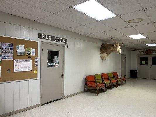 Interior door inside the Philip Livestock Auction.