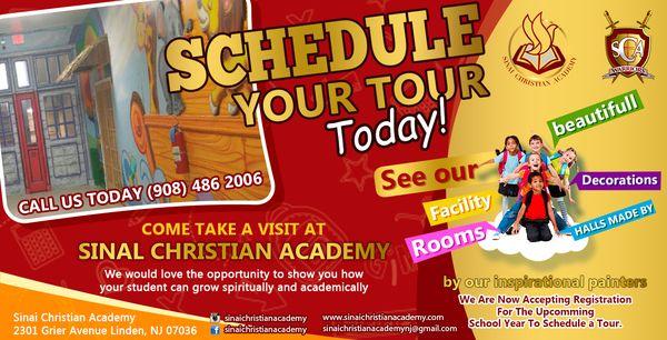 Come Schedule Your Tour at Sinai Christian Academy Today (908) 486-2006