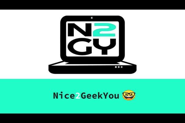 Our new and latest Logo. #nice2geekyou