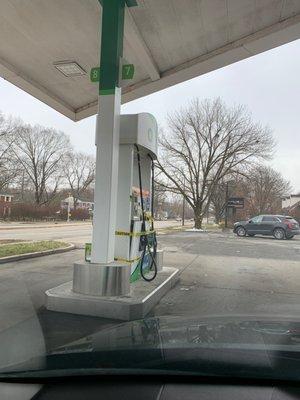 There seems to always be one pump that looks like this???