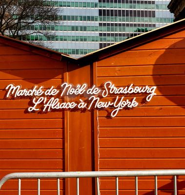 Marché de Noël de Strasbourg L'Alsace à New York / Strasbourg-Alsace Christmas Market New York (December 2019)