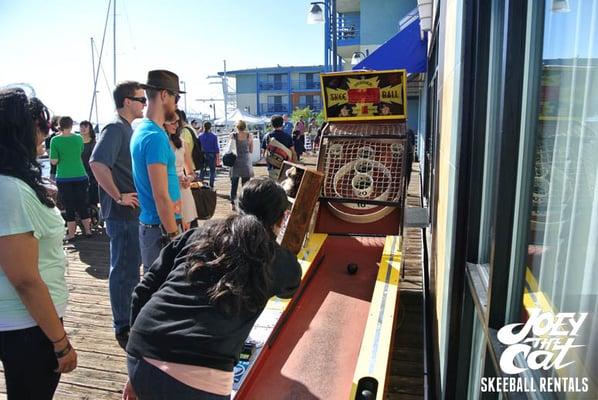 More Skeeball on the boardwalk at the Beerwalk Empire.