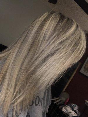 blonde highlights by Ana