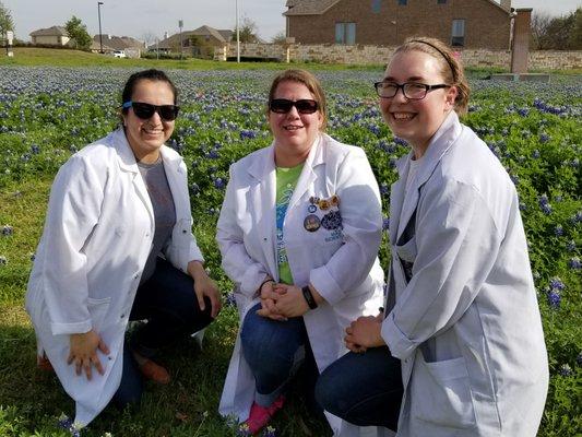 Bluebonnets and Mad Scientists!  Yaaas!