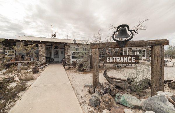 Entrance to the antique shop/museum