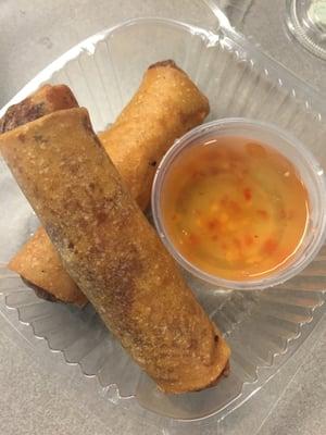 Crispy chicken spring roll